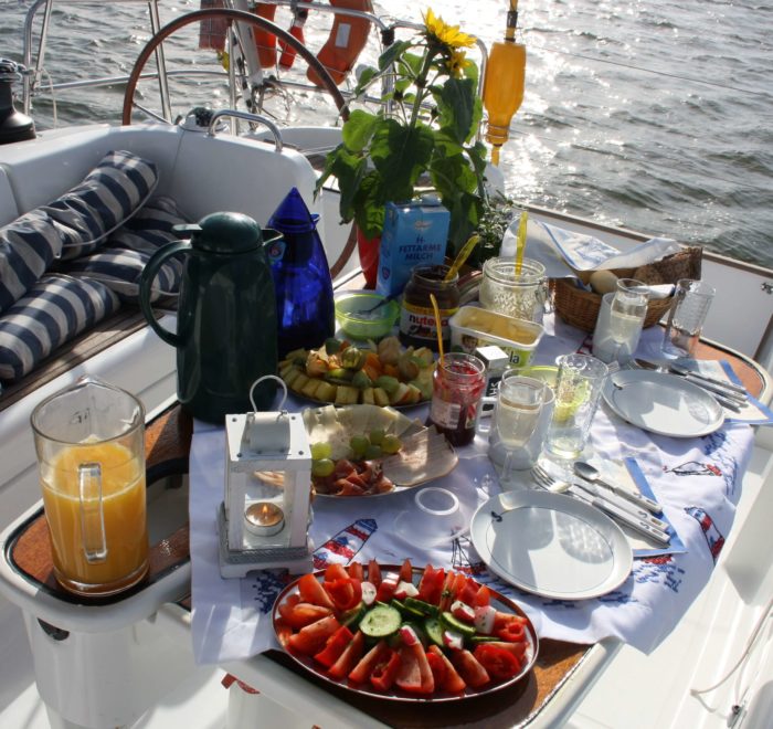 Sunset-Dinner, Das besondere Abendessen in Stralsund. Segeln Stralsund