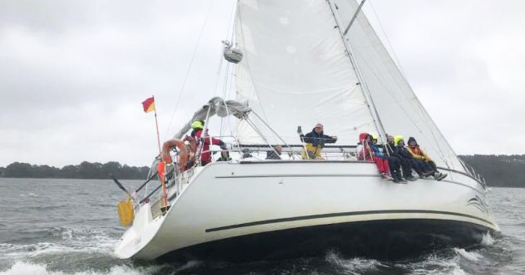Segeltörn Ostsee im April. Novemberrace mit der AHAB