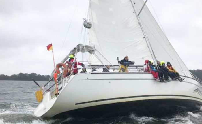 Segeltörn Ostsee im April. Novemberrace mit der AHAB