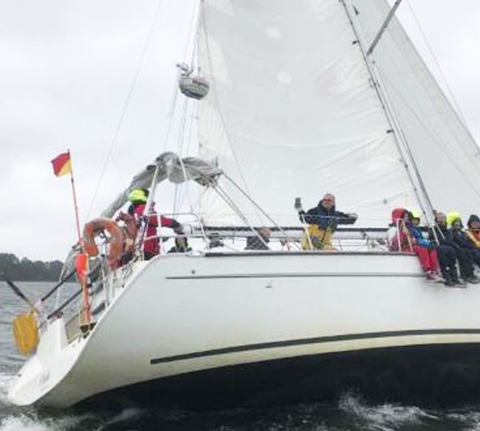 Segeltörn Ostsee im April. Novemberrace mit der AHAB